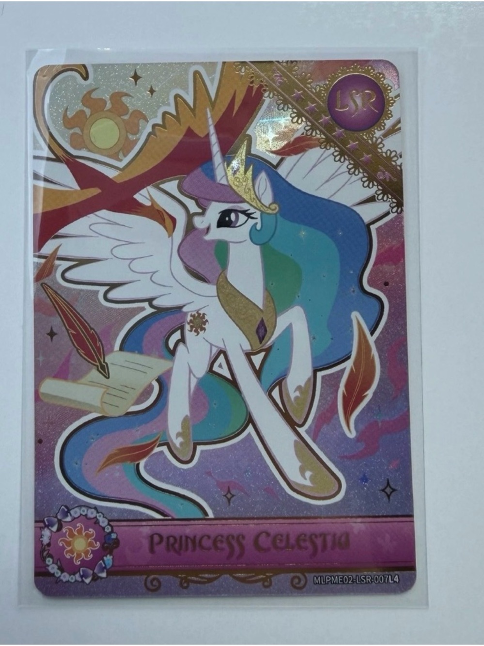 KAYOU My Little Pony Princess Celestia LSR Trading Card 2025 MLPME02-LSR-007L4